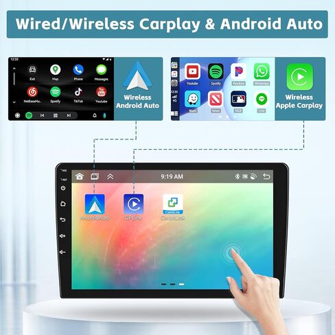 8-Core 4+64G 9" Android 15 Car Stereo for Subaru Forester Impreza WRX 08-12 in Saudi Arabia