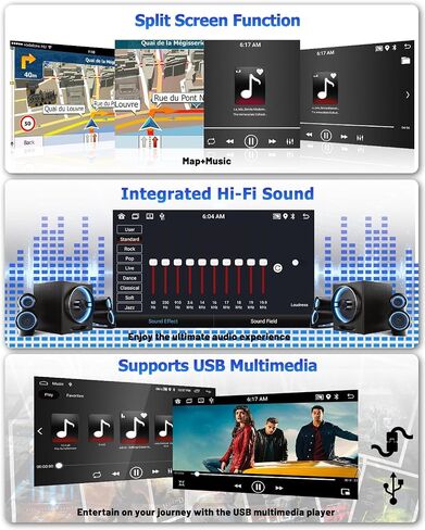 2+64GB Android 13 Car Stereo for Subaru Forester Impreza WRX Radio 2008-2012 with Wireless Apple CarPlay Android Auto, Hikity 9 Inch Touchscreen Car Radio Bluetooth GPS WiFi HiFi FM MIC Backup Camera in Saudi Arabia