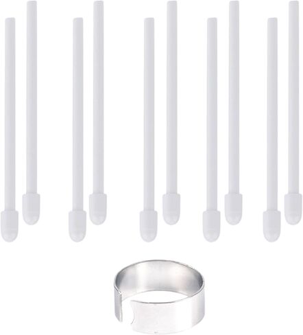 10 قطع من رؤوس أقلام التحديد/أطراف قلم تحديد 1/2 رائعة، أقلام بديلة من Box Pen2 Pro (10 قطع/أبيض) in Kuwait