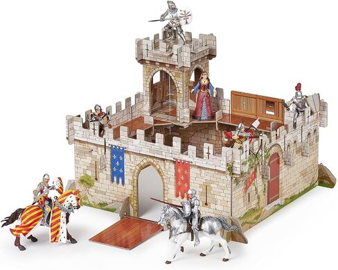 Papo -Hand-Painted - Figurine -Medieval-Fantasy -Castle of Prince Philip -60007 - Collectible - for Children - Suitable for Boys and Girls - from 3 years old in Saudi Arabia