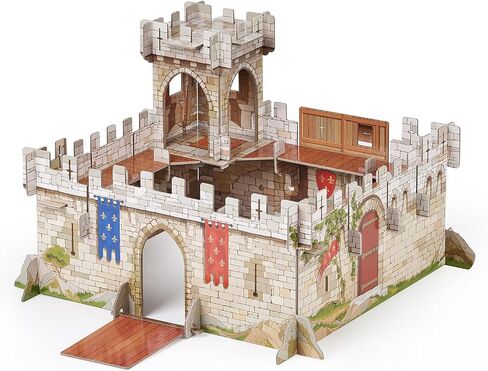 Papo -Hand-Painted - Figurine -Medieval-Fantasy -Castle of Prince Philip -60007 - Collectible - for Children - Suitable for Boys and Girls - from 3 years old in Saudi Arabia