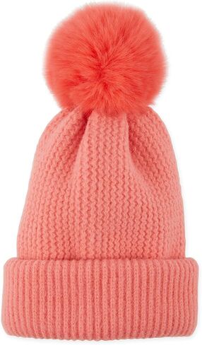 Hadley Wren Women's Plush Knit Pom Beanie in Saudi Arabia