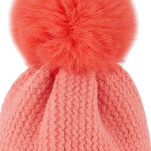 Hadley Wren Women's Plush Knit Pom Beanie in Saudi Arabia