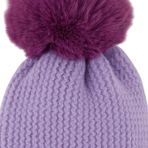 Hadley Wren Women's Plush Knit Pom Beanie in Saudi Arabia