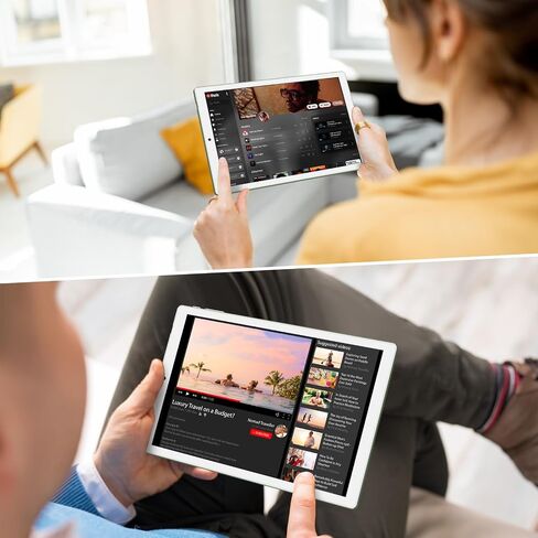 تابلت 10 بوصة أندرويد 13، ذاكرة وصول عشوائي 12 جيجابايت، ذاكرة تخزين داخلية 128 جيجابايت، 1 تيرابايت قابلة للتوسيع، ثماني النواة، 5+13 كاميرات مزدوجة، الجيل الرابع LTE، بلوتوث، بطارية 8000 مللي أمبير في الساعة (أسود) in Saudi Arabia