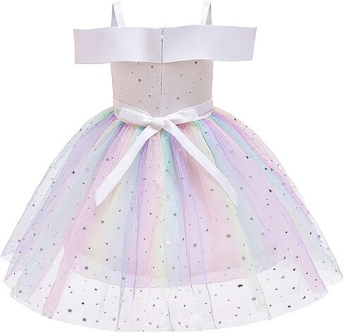Flower Girls Sequin Party Dress Princess Sparkly Shiny Tulle Pageant Birthday Ball Gown Prom in Saudi Arabia
