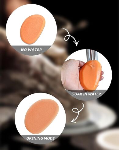 Pottery Sponge for Clay, Clay Sponge Cleanup and Shaping Tool for Pottery and Clay Artists(Orange) in Saudi Arabia