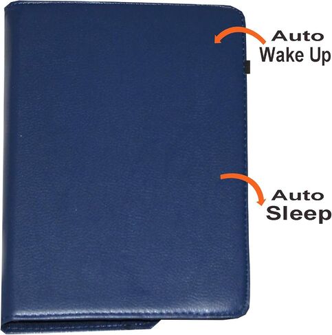Case for iPad 10.2 inch, for iPad 9th 8th 7th Generation, Rotating Stand Smart Magnetic Auto Wake Up/Sleep Cover for A2602 A2603 A2604 A2605 MK2K3LL/A MK2N3LL/A MK663LL/A MK693LL/A (Navy) in Saudi Arabia