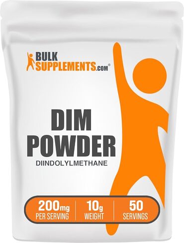 BulkSupplements.com Diindolylmethane (DIM) Powder - Progesterone Supplements - Estrogen Blocker - Dim Supplement - Acne Supplements - Estrogen Blocker For Men (100 Grams - 3.5 oz) in Saudi Arabia