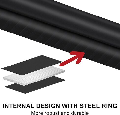 Car Door Rubber Seal Strip, 10 Feet Trim Seal Vertical Bulb Fits 1/16" Edge, Automotive Weather Stripping for Cars, Boats, RVs, Trucks, and Home Applications in Saudi Arabia