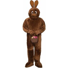 Forum Chocolate Bunny Mascot Costume, As Shown, Standard