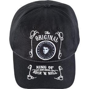 Collections Etc Elvis The Original King of Rock 'N Roll Baseball Cap Black