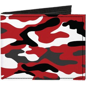 Buckle-Down Men's Standard Canvas Bifold Wallet Camo, 4.0" x 3.5"