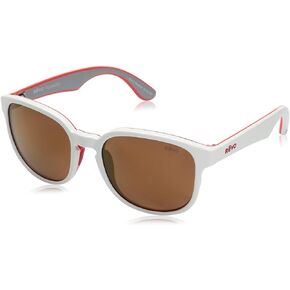 Revo Unisex-Adult Revo Re 1028 Kash Polarized Sunglasses RE 1028 09 OR Polarized Wayfarer Sunglasses, White/Coral/Grey Open Road, 57 mm in Saudi Arabia