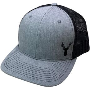 UNAMEIT Deer and Antlers Snapback Hat Curved Bill Trucker Mesh Back in Saudi Arabia
