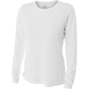 Women's Long Sleeve Wicking Cooling Sportswear Performance Shirt (6 Ladies Sizes, 22 Colors)
