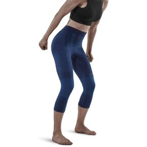 CEP ski Touring 3/4 Base Tights, Blue, Women, S