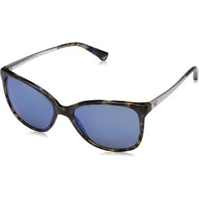 GIORGIO ARMANI AR6049-30137J Sunglasses Pale Gold w/Orange/Mirrored Pink Lens 58mm