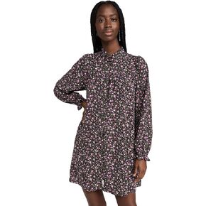 English Factory Women's Floral Button Detail Mini Dress
