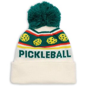 ChalkTalkSPORTS Pickleball Knitted Beanie Hat | Pickleball Pom Beanies