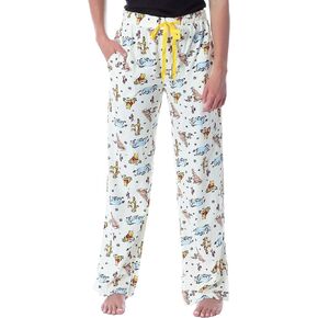 Disney Winnie The Pooh Women's Classic Character Art Loungewear Pajama Pants