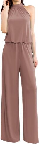 URBAN K Women's High Neck Halter Jumpuits and Rompers in Saudi Arabia