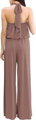 URBAN K Women's High Neck Halter Jumpuits and Rompers in Saudi Arabia