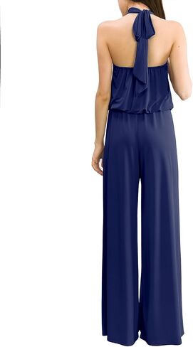 URBAN K Women's High Neck Halter Jumpuits and Rompers in Saudi Arabia