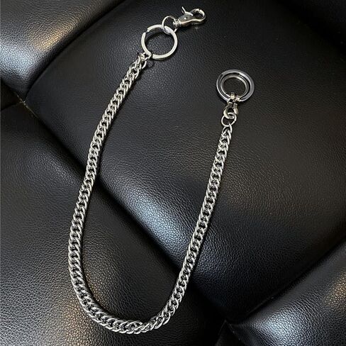 PINKPIN Heavy Biker Trucker Keychain Punk Trouser Wallet Chain Hip Hop Jeans Chains Pants Chain For Men Women in Kuwait