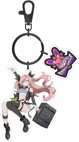رين تيم سلسلة مفاتيح زين ليس زون زيرو رائعة من الاكريليك بتصميم شخصية انيمي للنساء والرجال، منتجات لطيفة لمحبي الالعاب in Kuwait