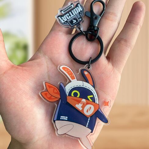 رين تيم سلسلة مفاتيح زين ليس زون زيرو رائعة من الاكريليك بتصميم شخصية انيمي للنساء والرجال، منتجات لطيفة لمحبي الالعاب in Kuwait