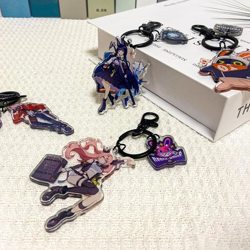 رين تيم سلسلة مفاتيح زين ليس زون زيرو رائعة من الاكريليك بتصميم شخصية انيمي للنساء والرجال، منتجات لطيفة لمحبي الالعاب in Kuwait