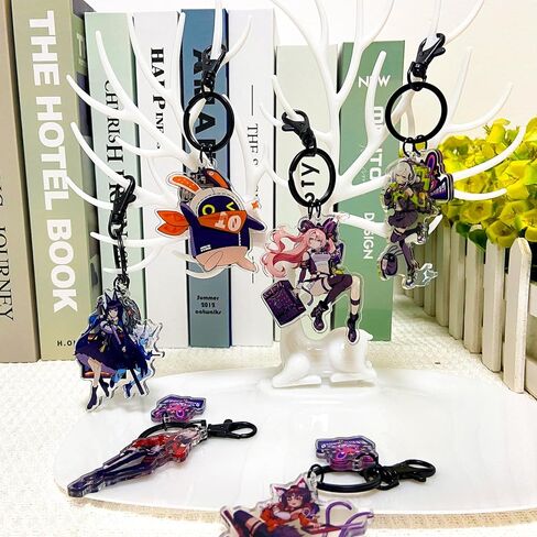 رين تيم سلسلة مفاتيح زين ليس زون زيرو رائعة من الاكريليك بتصميم شخصية انيمي للنساء والرجال، منتجات لطيفة لمحبي الالعاب in Kuwait