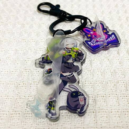 رين تيم سلسلة مفاتيح زين ليس زون زيرو رائعة من الاكريليك بتصميم شخصية انيمي للنساء والرجال، منتجات لطيفة لمحبي الالعاب in Kuwait