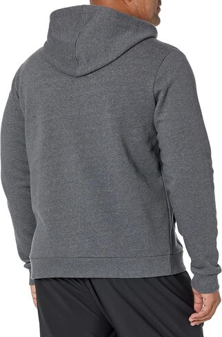 Reebok Men's Identity Fleece Full-Zipper Sweatshirt, Dark Grey Heather, S in Saudi Arabia
