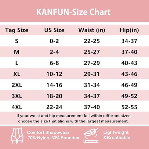 ملابس داخلية للنساء من KANFUN للتحكم في البطن وخصر عالٍ وملابس داخلية رافعة للمؤخرة in Kuwait