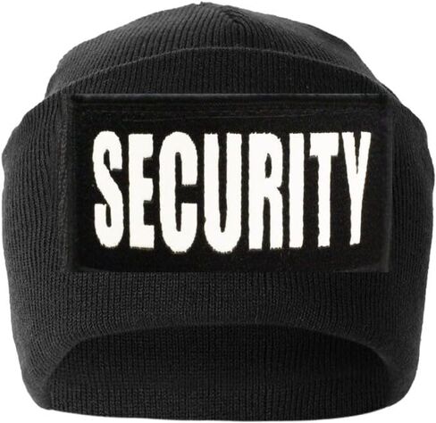 First Class Security Embroidered and Reflective Security Emblem and Plain Beanies in Saudi Arabia