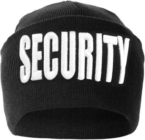 First Class Security Embroidered and Reflective Security Emblem and Plain Beanies in Saudi Arabia
