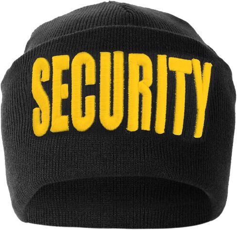 First Class Security Embroidered and Reflective Security Emblem and Plain Beanies in Saudi Arabia
