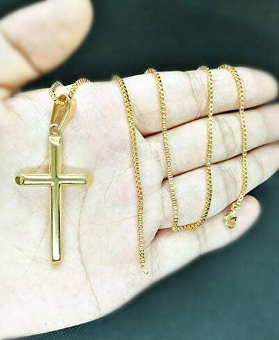 قلادات ذهبية من Q&S Jewels للنساء والرجال والمراهقين 1.5 مم من الفولاذ المقاوم للصدأ مطلي بالذهب عيار 18 قيراط، مجوهرات عصرية، سلسلة رفيعة ولكنها متينة، يمكن ارتداؤها بمفردها أو مع قلادة، 16-26 بوصة in Saudi Arabia