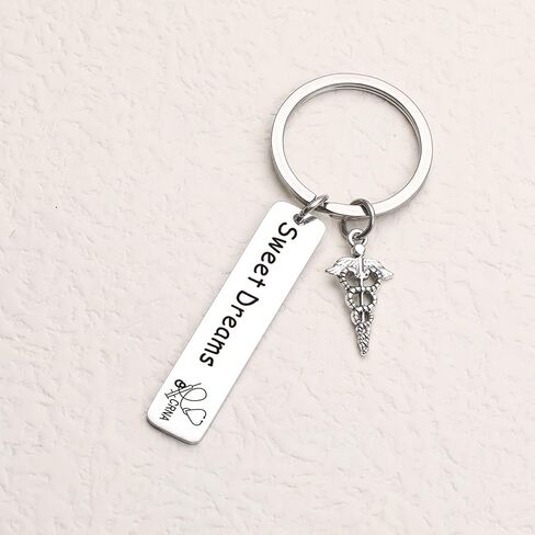 ORZOESD Anesthetist Keyring Anesthetist Thank You Jewelry Doctor Keychain School Nurse Gift in Saudi Arabia