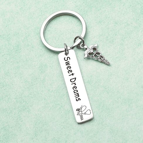 ORZOESD Anesthetist Keyring Anesthetist Thank You Jewelry Doctor Keychain School Nurse Gift in Saudi Arabia