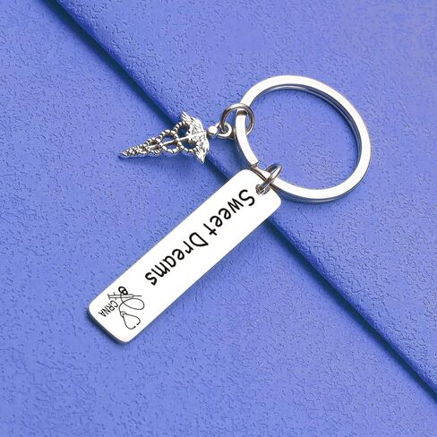 ORZOESD Anesthetist Keyring Anesthetist Thank You Jewelry Doctor Keychain School Nurse Gift in Saudi Arabia