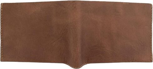 Hide & Drink, Leather Classic Wallet, Holds Up to 6 Cards Plus Flat Bills/Holder/Vintage/Travel/Pocket/Accessories, Handmade (Bourbon Brown) in Saudi Arabia
