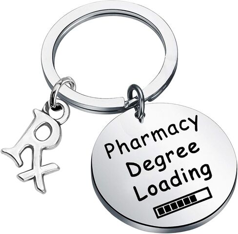 HOLLP Pharmacist Graduation Gift harmacy Pharmacis Jewelry Pharmacy Degree Loading Keychain RX Pharmacist Gift in Saudi Arabia