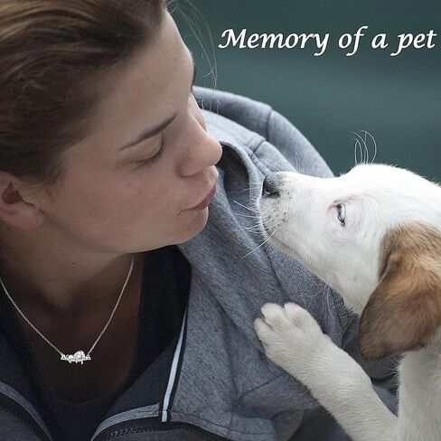 قلادة فضية للنساء، قلادة ستيب فوروارد من الفضة الاسترلينية 925، قلادة لطيفة على شكل كلب الكسلان، مجوهرات ساحرة هدايا للفتيات المراهقات, فضة استرلينية, كلب in Kuwait