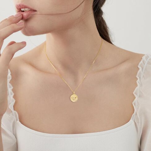 ويندو قلادة من الفضة الاسترليني عيار 925 بتصميم عملة نحلة طنانة - قلادة عين الحسد من الذهب عيار 18 قيراط، هدايا الكريسماس للابنة والحفيدة والاصدقاء، فضة استرلينية، زركونيا مكعب in Kuwait