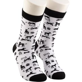 TOBGBE 2 Pairs Greyhound Socks Greyhound Lover Gift Greyhound Owner Gift for Dog Mom Dog Dad