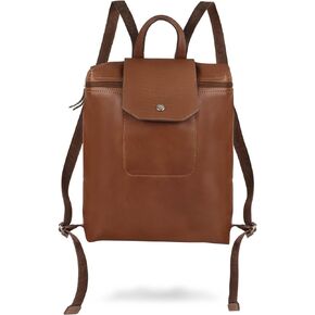 Backpack - Backpack Peau | Brown Leather, Coffee, M
