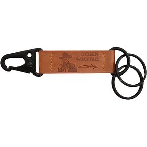 John Wayne Key Chain Belt Clip,Tan,One Size